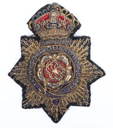 Post 1902 Hampshire Regiment Officers Forage Cap Badge