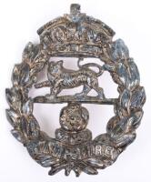 Victorian 2nd Battalion Hampshire Regiment Officers Foreign Service Helmet Badge