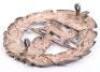 Victorian 2nd Battalion Hampshire Regiment Officers Foreign Service Helmet Badge - 3