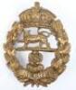 Victorian 2nd Battalion Hampshire Regiment Foreign Service Helmet Badge,