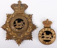 Victorian Hampshire Regiment Other Ranks Home Service Helmet Plate