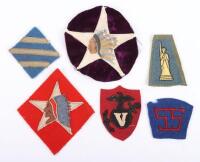 Grouping of WW1 Period American Tunic Patches