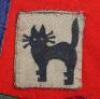 WW2 British Nurses Cape Decorated with British Cloth Divisional Formation Signs and Shoulder Titles - 7