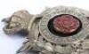 Victorian Hampshire Militia Officers Home Service Helmet Plate - 4