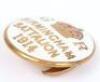 WW1 1914 Birmingham Battalion Enamel Lapel Badge - 3
