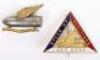 WW1 Speed Up Munitions Enamel Lapel Badge