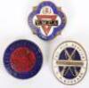 3x WW1 Period War Service Enamel Badges