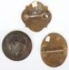 3x WW1 Period War Service Enamel Badges - 2