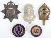 Grouping of WW1 VTC Badges