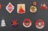 Board of WW2 British Home Front Enamel Lapel Badges - 3