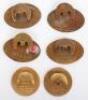 Grouping of Enamel Home Front Badges - 5