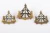 WW2 British Reconnaissance Corps Officers Cap and Collar Badge Set