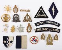 Grouping of Royal Signals Badges and Insignias