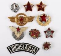 Grouping of Communist Yugoslavia and Soviet Russian Badges