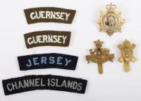 Grouping of Badges and Insignia of Channel Islands Interest