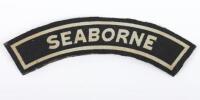 Scarce WW2 Royal Observer Corps SEABORNE Shoulder Title