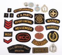 WW2 British Home Front Badges and Insignia