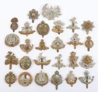 26x British Infantry of the Line Cap Badges