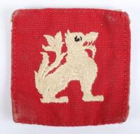 Scarce British Services Mission Burma Cloth Formation Sign