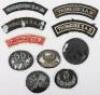 Selection of WW2 Royal Air Force Regiment Cloth Insignia - 2