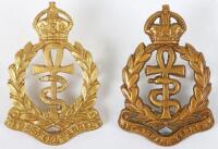 1918 Royal Air Force Medical Branch Officers Collar Badge