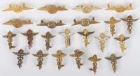 Selection of Royal Air Force Medical and Dental Branch Collar Badges