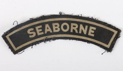 Scarce WW2 Royal Observer Corps SEABORNE Shoulder Title