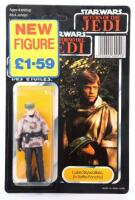 Palitoy General Mills Star Wars Return of The Jedi Tri Logo Luke Skywalker (in Battle Poncho)