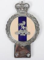 EIIR Queens Own Buffs Regimental Car Badge