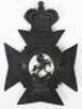 Victorian 5th Weald of Kent Rifle Volunteers Other Ranks Helmet Plate - 2
