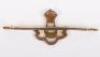 Indian Army 10th Baluch Regiment 9ct Gold Sweetheart Brooch - 3