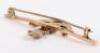 Indian Army 10th Baluch Regiment 9ct Gold Sweetheart Brooch - 5