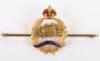 Fine Quality Royal Tank Regiment 15ct Gold Sweetheart Brooch - 4