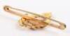 Fine Quality Royal Tank Regiment 15ct Gold Sweetheart Brooch - 6