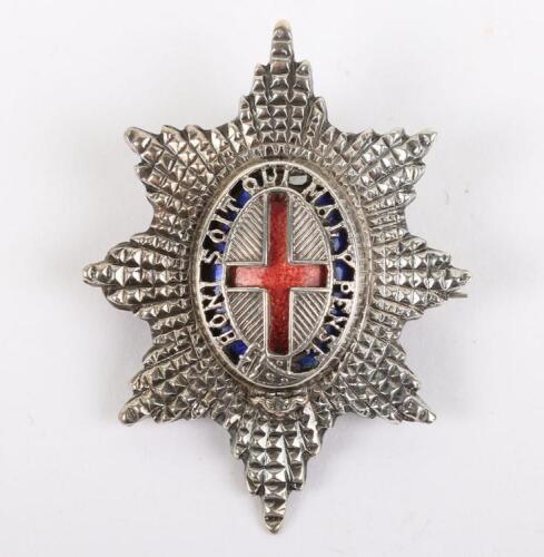 Coldstream Guards Sterling Silver Cap Star