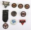 Grouping of WW1 and WW2 YMCA Badges