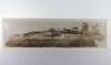 Large Framed and Glazed Panoramic Photograph of the Officers and Crew of HMS Raleigh - 5
