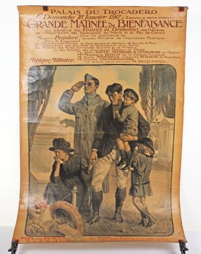 WW1 Period French &lsquo;Grande Matin&eacute;e de Bienfaisance&rsquo; Poster