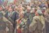 Very Large Oil on Canvas Painting of Vladimir Lenin Addressing a Crowd of Revolutionaries - 2