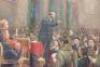Soviet Russian Historical Painting, Vladimir Lenin Addresses the Masses
