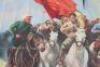 Soviet Russian Revolution Cavalry Oil Painting - 6
