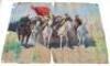 Soviet Russian Revolution Cavalry Oil Painting - 7