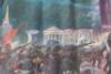 Russian Revolution Oil on Canvas Painting of the Storming of the Winter Palace, St Petersburg - 3