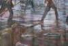 Russian Revolution Oil on Canvas Painting of the Storming of the Winter Palace, St Petersburg - 4