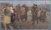 Soviet Russian Historical Painting of Revolution Interest