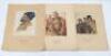 Interesting Collection of 14 Lithographs of Russian Interest Circa 1920 - 4