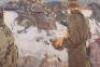 Soviet Russian Military Artwork by Konstantin Georgievich Molteninov, - 3