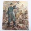 Soviet Russian Oil Paining by Vili Leopoldovich Mokrozhitskiy &lsquo;Appeal of an Anti-Fascist&rsquo;