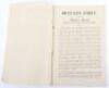 Oswald Mosley British Union of Fascists &lsquo;BRITAIN FIRST&rsquo; Booklet - 2