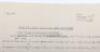 Rare and Possibly Unique Royal Air Force Fighter Command Serial Message Report Sent on 12th August 1941, Reporting That Wing Commander Douglas Bader was Missing Whilst on Operations - 14